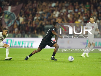 Loum Tchaouna of Us Salernitana 1919 during the Serie A TIM match between US Salernitana and Torino FC in Salerno, Italy, on September 18, 2...