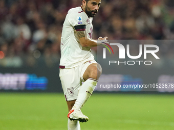 Ricardo Rodríguez of Torino Fc during the Serie A TIM match between US Salernitana and Torino FC in Salerno, Italy, on September 18, 2023. (