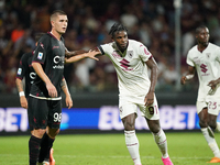 Duvan Zapata of Torino Fc during the Serie A TIM match between US Salernitana and Torino FC in Salerno, Italy, on September 18, 2023. (