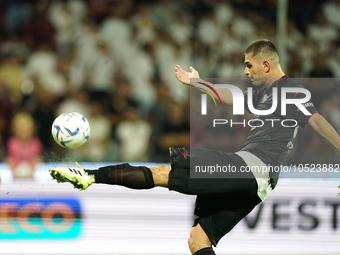 Lorenzo Pirola of Us Salernitana 1919 during the Serie A TIM match between US Salernitana and Torino FC in Salerno, Italy, on September 18,...