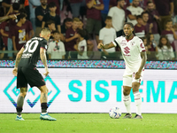 Ange N'Guessan of Torino Fc  during the Serie A TIM match between US Salernitana and Torino FC in Salerno, Italy, on September 18, 2023. (