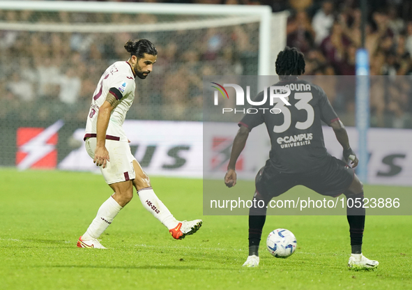 Ricardo Rodríguez of Torino Fc during the Serie A TIM match between US Salernitana and Torino FC in Salerno, Italy, on September 18, 2023. 