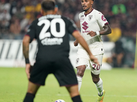 Valentino Lazaro of Torino Fc during the Serie A TIM match between US Salernitana and Torino FC in Salerno, Italy, on September 18, 2023. (