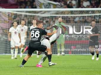 Duvan Zapata of Torino Fc during the Serie A TIM match between US Salernitana and Torino FC in Salerno, Italy, on September 18, 2023. (