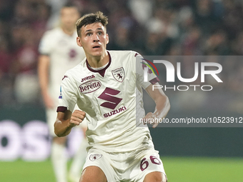 Gvidas Gineitis of Torino Fc during the Serie A TIM match between US Salernitana and Torino FC in Salerno, Italy, on September 18, 2023. (