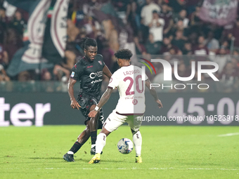 Loum Tchaouna of Us Salernitana 1919 during the Serie A TIM match between US Salernitana and Torino FC in Salerno, Italy, on September 18, 2...