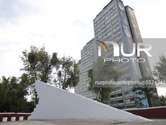 September 19, 2023, Mexico City, Mexico: The Nonoalco Tlatelolco Housing Unit that recorded hundreds of deaths and missing people in the 198...