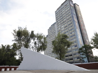 September 19, 2023, Mexico City, Mexico: The Nonoalco Tlatelolco Housing Unit that recorded hundreds of deaths and missing people in the 198...