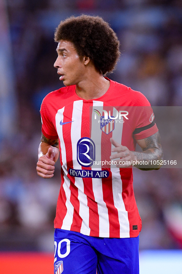 Axel Witsel of Atletico de Madrid looks on during the UEFA Champions League Group E match between SS Lazio v Atletico de Madrid at Stadio Ol...