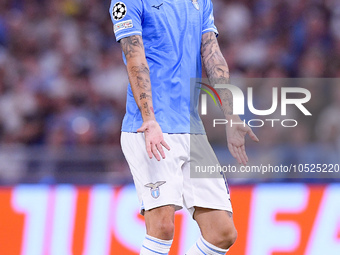 Luis Alberto of SS Lazio looks dejected during the UEFA Champions League Group E match between SS Lazio v Atletico de Madrid at Stadio Olimp...