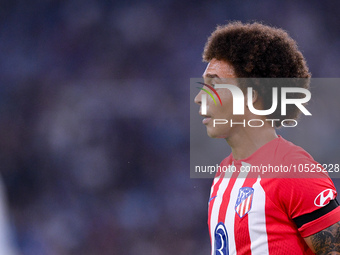 Axel Witsel of Atletico de Madrid looks on during the UEFA Champions League Group E match between SS Lazio v Atletico de Madrid at Stadio Ol...