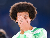 Axel Witsel of Atletico de Madrid looks dejected during the UEFA Champions League Group E match between SS Lazio v Atletico de Madrid at Sta...