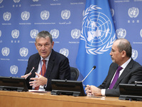 Philippe Lazzarini, Commissioner-General of the United Nations Relief and Works Agency for Palestine Refugees in the Near East (UNRWA), and...