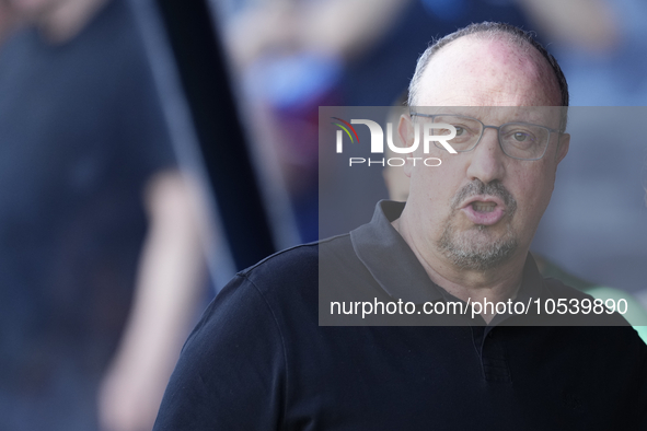 Rafael Benitez head coach of Celta de Vigo during the LaLiga EA Sports match between FC Barcelona and Celta Vigo at Estadi Olimpic Lluis Com...