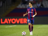 Joao Felix second striker of Barcelona and Portugal during the LaLiga EA Sports match between FC Barcelona and Celta Vigo at Estadi Olimpic...