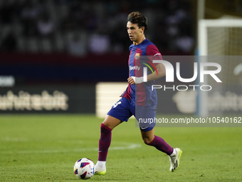 Joao Felix second striker of Barcelona and Portugal during the LaLiga EA Sports match between FC Barcelona and Celta Vigo at Estadi Olimpic...