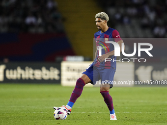 Ronald Araujo centre-back of Barcelona and Uruguay during the LaLiga EA Sports match between FC Barcelona and Celta Vigo at Estadi Olimpic L...