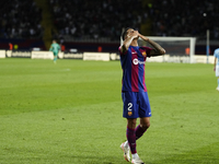 Joao Cancelo right-back of Barcelona and Portugal celebrates after scoring his sides first goal during the LaLiga EA Sports match between FC...