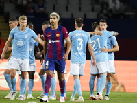 Anastasios Douvikas centre-forward of Celta de Vigo and Greece celebrates after scoring his sides first goal during the LaLiga EA Sports mat...