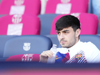 Pedri central midfield of Barcelona and Spain sitting on the bench prior the LaLiga EA Sports match between FC Barcelona and Celta Vigo at E...