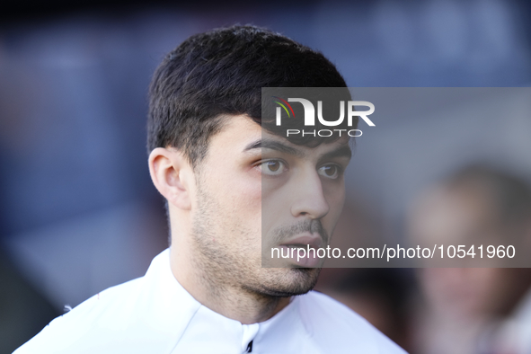 Pedri central midfield of Barcelona and Spain prior the LaLiga EA Sports match between FC Barcelona and Celta Vigo at Estadi Olimpic Lluis C...