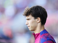 Joao Felix second striker of Barcelona and Portugal during the LaLiga EA Sports match between FC Barcelona and Celta Vigo at Estadi Olimpic...