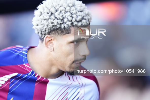 Ronald Araujo centre-back of Barcelona and Uruguay during the LaLiga EA Sports match between FC Barcelona and Celta Vigo at Estadi Olimpic L...