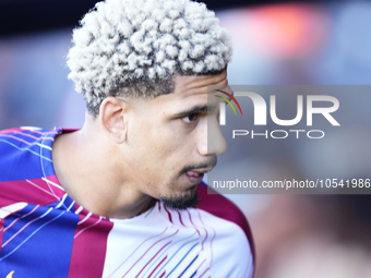 Ronald Araujo centre-back of Barcelona and Uruguay during the LaLiga EA Sports match between FC Barcelona and Celta Vigo at Estadi Olimpic L...