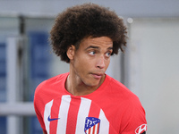 Axel Witsel of Atletico de Madrid looks on during the UEFA Champions League Group E match between SS Lazio v Atletico de Madrid at Stadio Ol...