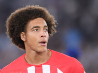 Axel Witsel of Atletico de Madrid looks on during the UEFA Champions League Group E match between SS Lazio v Atletico de Madrid at Stadio Ol...