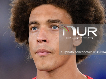 Axel Witsel of Atletico de Madrid looks on during the UEFA Champions League Group E match between SS Lazio v Atletico de Madrid at Stadio Ol...