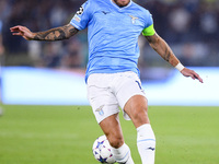 Ciro Immobile of SS Lazio during the UEFA Champions League Group E match between SS Lazio v Atletico de Madrid at Stadio Olimpico Roma on Se...