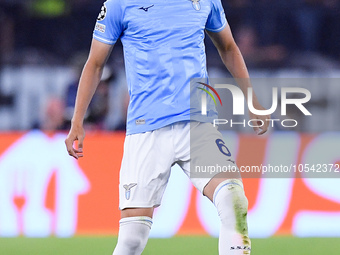 Daichi Kamada of SS Lazio during the UEFA Champions League Group E match between SS Lazio v Atletico de Madrid at Stadio Olimpico Roma on Se...