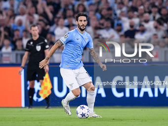 Luis Alberto of SS Lazio during the UEFA Champions League Group E match between SS Lazio v Atletico de Madrid at Stadio Olimpico Roma on Sep...