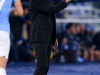 Diego Simeone head coach of Atletico de Madrid gestures during the UEFA Champions League Group E match between SS Lazio v Atletico de Madrid...