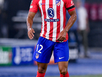 Samuel Lino of Atletico de Madrid during the UEFA Champions League Group E match between SS Lazio v Atletico de Madrid at Stadio Olimpico Ro...