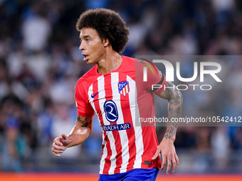 Axel Witsel of Atletico de Madrid looks on during the UEFA Champions League Group E match between SS Lazio v Atletico de Madrid at Stadio Ol...