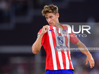 Marcos Llorente of Atletico de Madrid during the UEFA Champions League Group E match between SS Lazio v Atletico de Madrid at Stadio Olimpic...