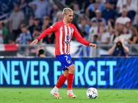 Antoine Griezmann of Atletico de Madrid during the UEFA Champions League Group E match between SS Lazio v Atletico de Madrid at Stadio Olimp...