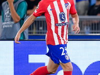 Rodrigo Riquelme of Atletico de Madrid during the UEFA Champions League Group E match between SS Lazio v Atletico de Madrid at Stadio Olimpi...