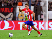 Marcos Llorente of Atletico de Madrid during the UEFA Champions League Group E match between SS Lazio v Atletico de Madrid at Stadio Olimpic...