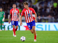 Marcos Llorente of Atletico de Madrid during the UEFA Champions League Group E match between SS Lazio v Atletico de Madrid at Stadio Olimpic...