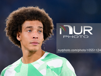 Axel Witsel of Atletico de Madrid looks on during the UEFA Champions League Group E match between SS Lazio v Atletico de Madrid at Stadio Ol...