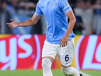 Daichi Kamada of SS Lazio during the UEFA Champions League Group E match between SS Lazio v Atletico de Madrid at Stadio Olimpico Roma on Se...