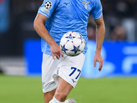 Adam Marusic of SS Lazio during the UEFA Champions League Group E match between SS Lazio v Atletico de Madrid at Stadio Olimpico Roma on Sep...