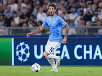 Luis Alberto of SS Lazio during the UEFA Champions League Group E match between SS Lazio v Atletico de Madrid at Stadio Olimpico Roma on Sep...