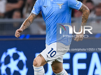 Luis Alberto of SS Lazio during the UEFA Champions League Group E match between SS Lazio v Atletico de Madrid at Stadio Olimpico Roma on Sep...