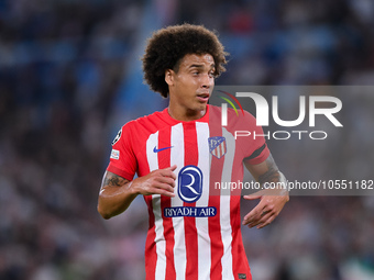 Axel Witsel of Atletico de Madrid looks on during the UEFA Champions League Group E match between SS Lazio v Atletico de Madrid at Stadio Ol...