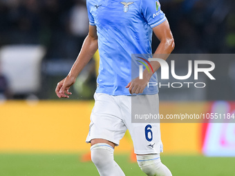 Daichi Kamada of SS Lazio during the UEFA Champions League Group E match between SS Lazio v Atletico de Madrid at Stadio Olimpico Roma on Se...