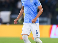 Daichi Kamada of SS Lazio during the UEFA Champions League Group E match between SS Lazio v Atletico de Madrid at Stadio Olimpico Roma on Se...